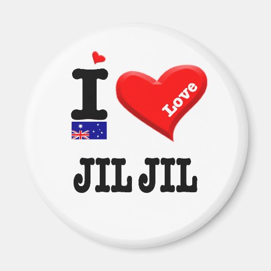 JIL JIL - I Liebe Magnet (Vorne)