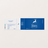 JILANY FOLGE Business Card Visitenkarten (Außenseite Aufgefaltet)