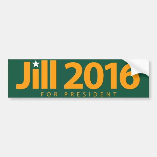 Jill 2016 autoaufkleber (Vorne)