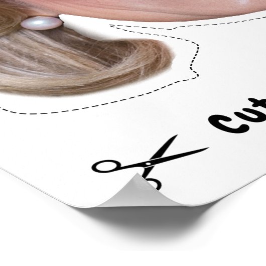 Jill Biden Halloween Mask Poster (Ecke)