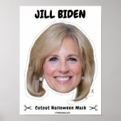 Jill Biden Halloween Mask Poster (Vorne)
