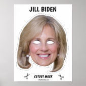 JILL BIDEN Halloween Mask Poster (Vorne)