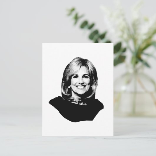 JILL BIDEN POSTKARTE (Stehend Vorderseite)