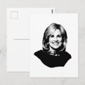 JILL BIDEN POSTKARTE (Vorne/Hinten)