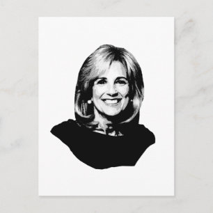 JILL BIDEN POSTKARTE