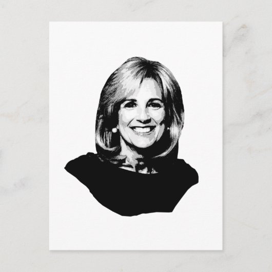 JILL BIDEN POSTKARTE (Vorderseite)