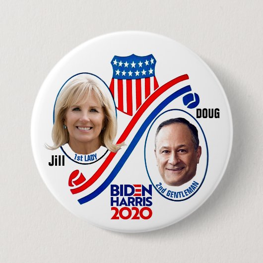 Jill & Doug 2020 Button (Vorderseite)