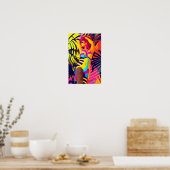 Jill of the Dschungel Room Retrowave Poster (Küche)