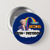 Jill Stein 2016 für Präsidenten Button (Vorne & Hinten)