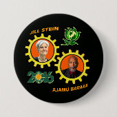 Jill Stein/Ajamu Baraka Button (Vorderseite)