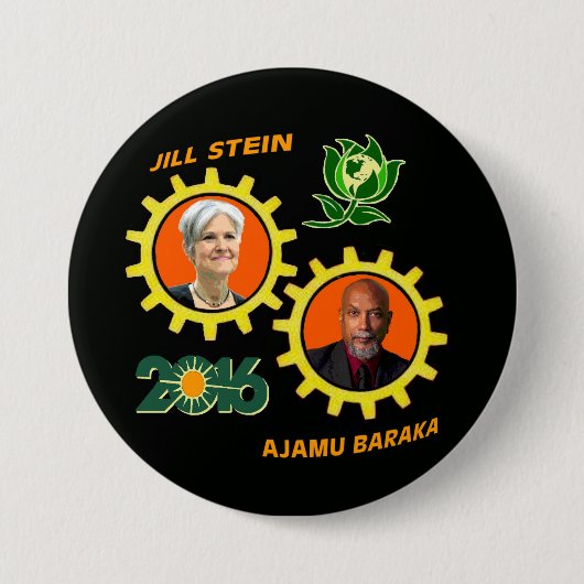 Jill Stein/Ajamu Baraka Button (Vorderseite)