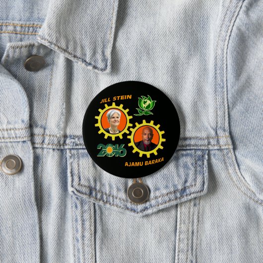Jill Stein/Ajamu Baraka Button (Beispiel)