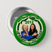 Jill Stein/Cheri Honkala 2012 Button (Vorne & Hinten)