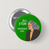 Jill Stein für Kampagnenknopf Präsidenten 2012 Button (Vorne & Hinten)