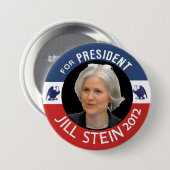 Jill Stein für Präsidenten 2012 Button (Vorne & Hinten)