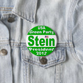 Jill Stein für Präsidenten 2012 grünes Party Button (Beispiel)