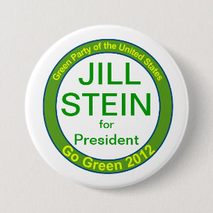 Jill Stein für Präsidenten 2012 grünes Party Button