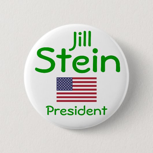 Jill Stein für Präsidenten 2012 grünes Party USA Button (Vorderseite)