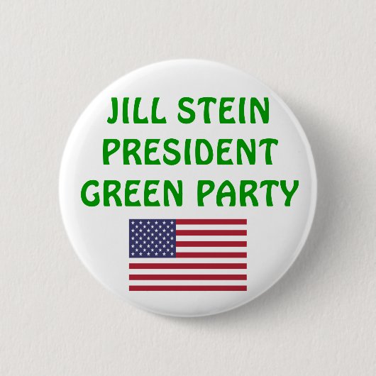 Jill Stein für Präsidenten 2012 grünes Party USA Button (Vorderseite)