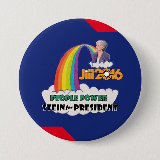 Jill Stein für Präsidenten 2016 Button (Vorderseite)