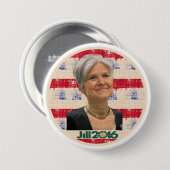 Jill Stein für Präsidenten 2016 Button (Vorne & Hinten)