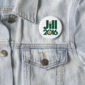 Jill Stein für Präsidenten 2016 Knopf Button (Beispiel)