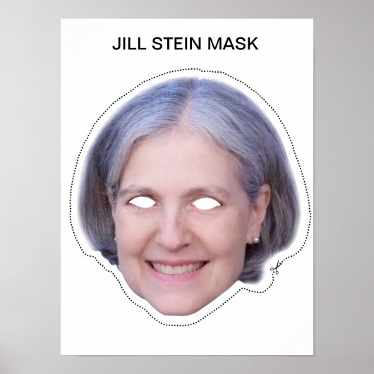 Jill Stein Mask Poster (Vorne)