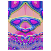 JILLIAN ~ BIZARRE 3D! ~ Pink Blue Green Original Klemmbrett (Rückseite)