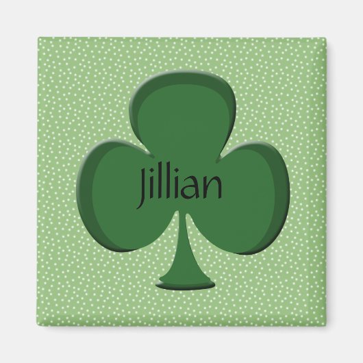 Jillian Kleeblatt Name Magnet (Vorne)