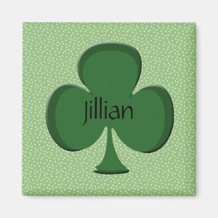 Jillische Kleeblatt Name Magnet