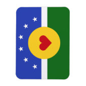 Jilltopia-Flag-Magnet Magnet (Vertikal)