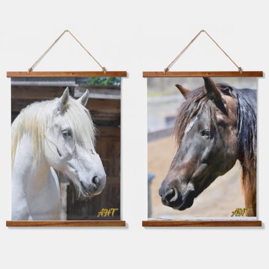 Jilly & Ruby AHT Wall Tapestes Wandteppich Mit Holzrahmen (Doppelt)