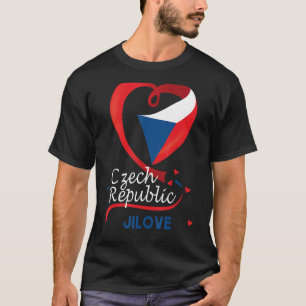 Jilove Tschechische Republik Flaggen Löwenzahn aus T-Shirt