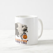 Jim Boo Thy Lustiger Geist Waschbär Halloween Jimo Kaffeetasse (VorderseiteRechts)