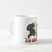 Jim Boo Thy Lustiger Geist Waschbär Halloween Jimo Kaffeetasse (Vorderseite Links)