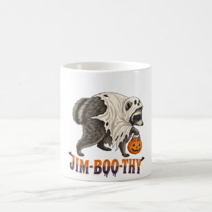 Jim Boo Thy Lustiger Geist Waschbär Halloween Jimo Kaffeetasse