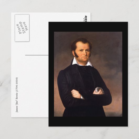 Jim Bowie Postkarte (Vorne/Hinten)