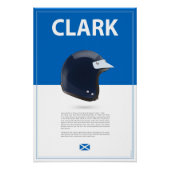 Jim Clark Helmet Poster (Vorderseite)