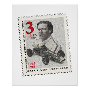 Jim Clark Poster