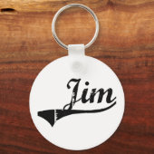 Jim Classic Style Name Schlüsselanhänger (Vorderseite)