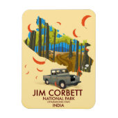 Jim Corbett National Park, Uttarakhand State Magnet (Vertikal)