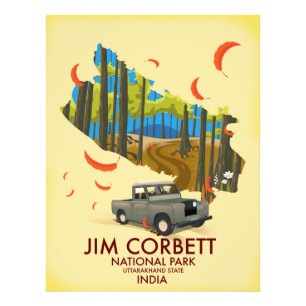 Jim Corbett Nationalpark, Bundesstaat Uttarakhand Fotodruck