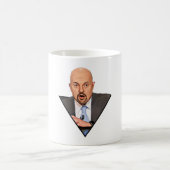 Jim Cramer Investor Portrait Kaffeetasse (Mittel)