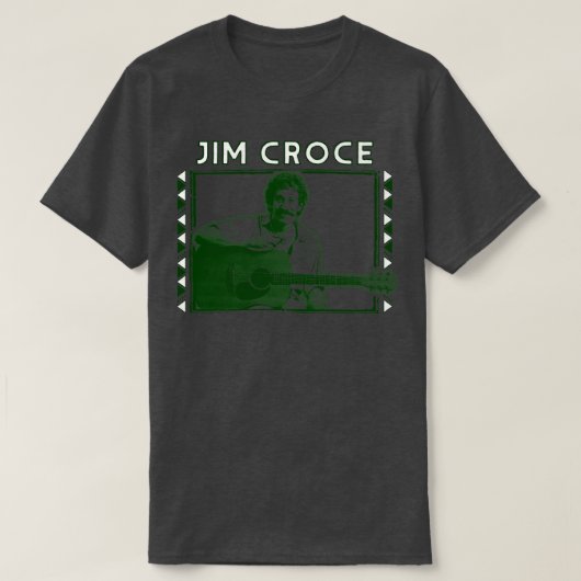Jim Croce Retro Fan Artwork Design T-Shirt (Design vorne)