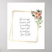 Jim Elliot Quote Print Poster (Vorne)