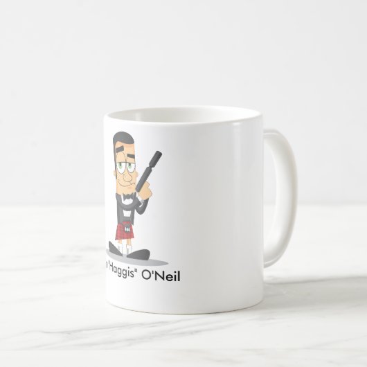 Jim "Haggis" O'Neil Kaffeetasse (VorderseiteRechts)