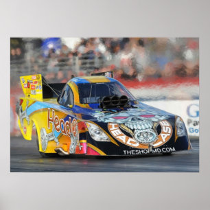 Jim Head Top Fuel Funny Car Druck Poster