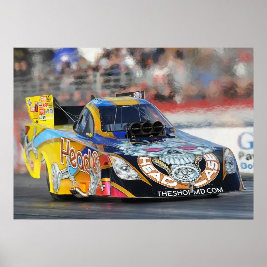 Jim Head Top Fuel Funny Car Print Poster (Vorne)