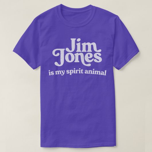 Jim Jones ist mein Geiststier T-Shirt (Design vorne)