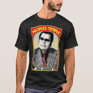 Jim Jones Peoples Temple Retro-Stil Fan-Art-Design T-Shirt